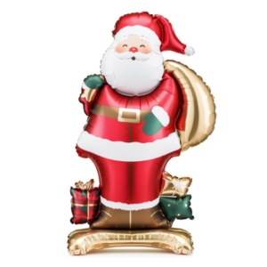 85cm Standing Shape Santa Claus Foil Balloon #25PDFB307 - Each (Pkgd.)