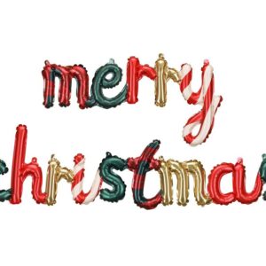 143cm Shape Merry Christmas Garland Foil Balloon #25PDFB311 - Each (Pkgd.) 143 x 25cm each