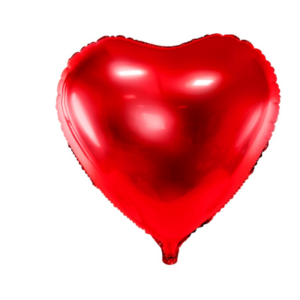 45cm Shape Heart Red Foil Balloon #25PDFB9M007 - Each (Pkgd.)