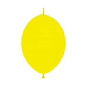 15cm Fashion Yellow Link-O-Loons Latex Balloons #30223005 - Pack of 50