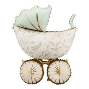 97cm Shape Baby Carriage Foil Balloon #PDFB292 - Each (Pkgd.)
