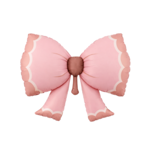 Pink Matte Bow Foil Balloon 91cm Helium/Airfilled #SWB03MATPNK- Each (Pkgd).